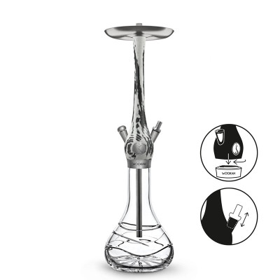 Wookah Crystal White-Black