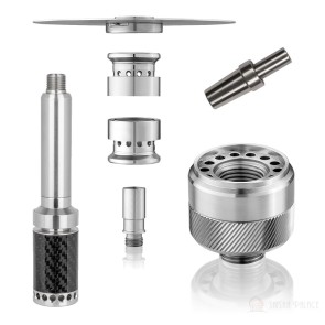 Steamulation Accessories - Cooling Control, Cooling Diffusor Carbon Black, X Blow Off Adapter+, Hose Adapter V2A